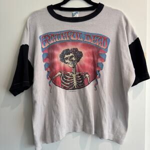 Vintage Grateful Dead Bertha Raglan T Shirt Size XL 1982